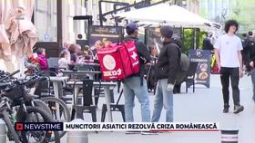 Muncitorii asiatici rezolvă criza românească